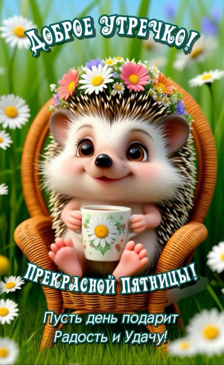 ДОБРОЕ УТРОЧКО! ПРЕКРАСНОЙ ПЯТНИЦЫ! Пусть день подарит Радость и Удачу!