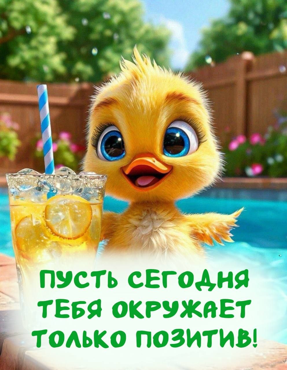 ПУСТЬ СЕГОДНЯ ТЕБЯ ОКРУЖАЕТ ТОЛЬКО ПОЗИТИВ!