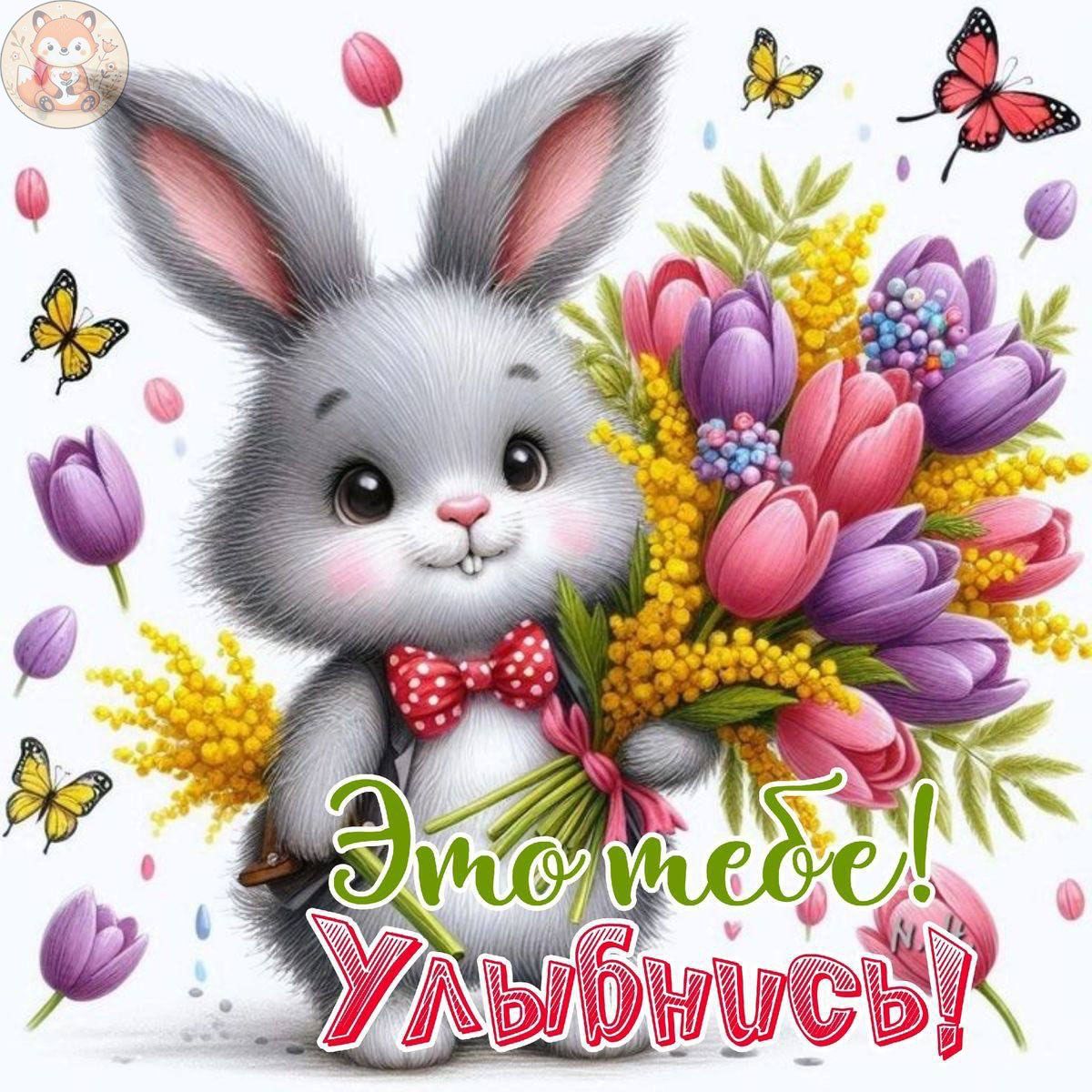 Это тебе! Улыбнись!