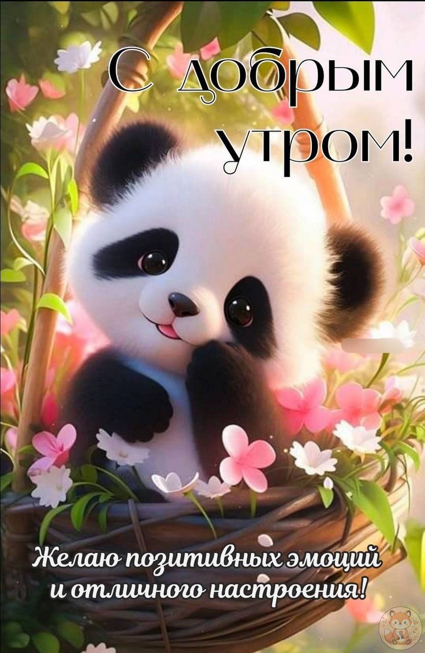 С добрым утром! Желаю позитивных эмоций и отличного настроения!