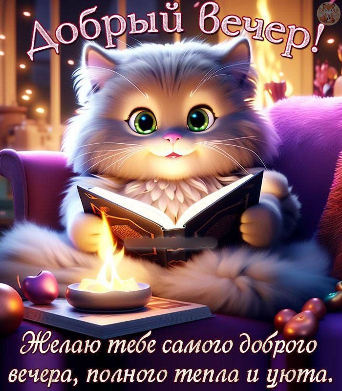 Добрый вечер!
Желаю тебе самого доброго вечера, полного тепла и уюта.