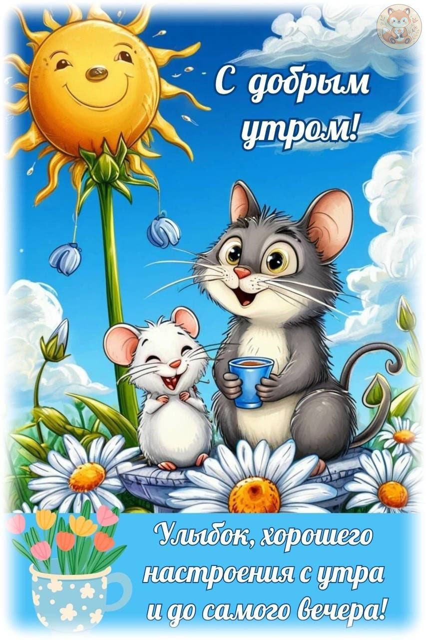 С добрым утром!
Улыбок, хорошего настроения с утра и до самого вечера!