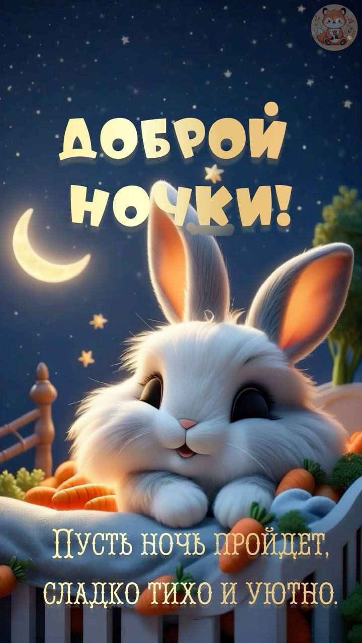 ДОБРОЙ НОЧКИ! Пусть ночь пройдет, сладко тихо и уютно.