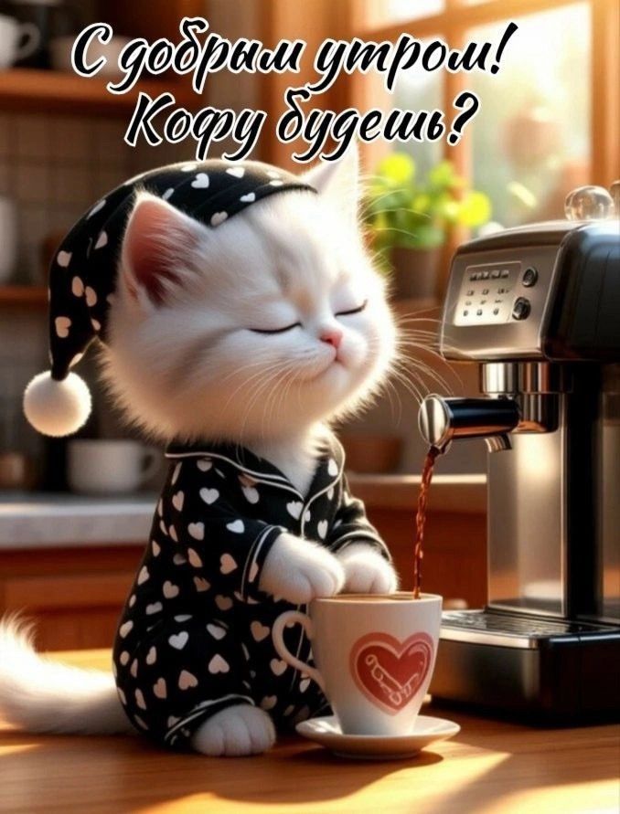 С добрым утром! Кофе будешь?