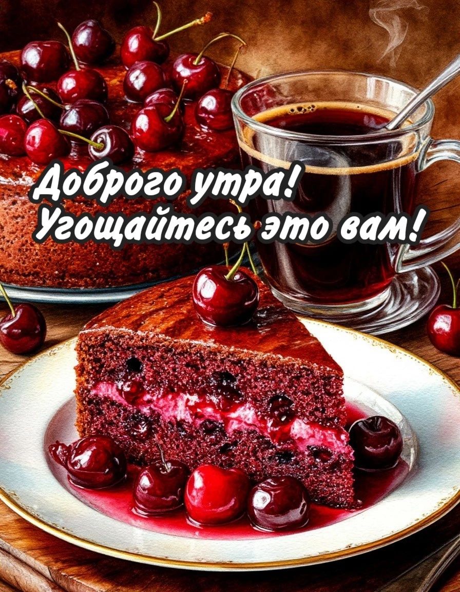Доброе утро! Угощайтесь это вам!