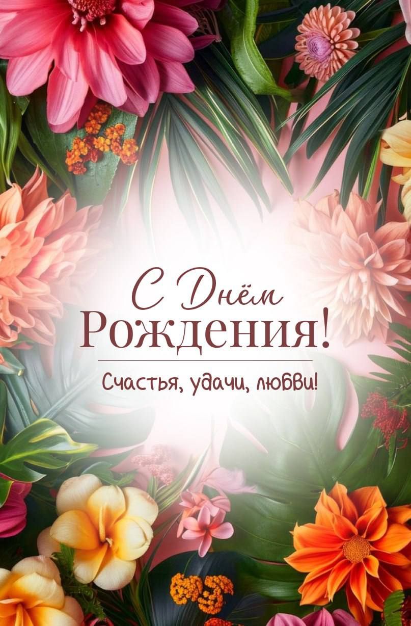 С Днём Рождения! Счастья, удачи, любви!