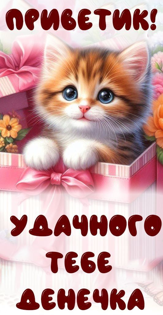 ПРИВЕТИК! УДАЧНОГО ТЕБЕ ДЕНЕЧКА