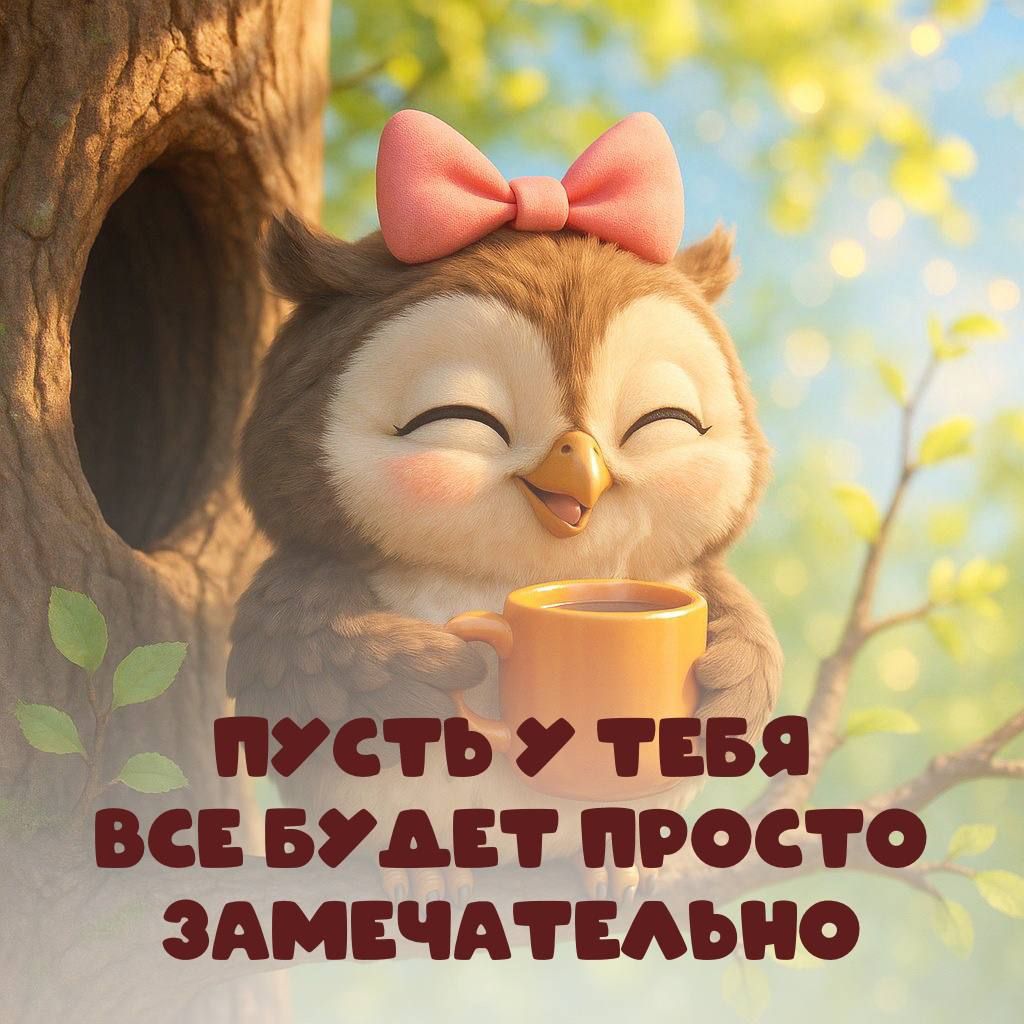 Пусть у тебя все будет просто замечательно
