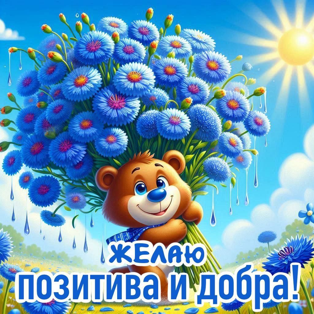 Желаю позитива и добра!