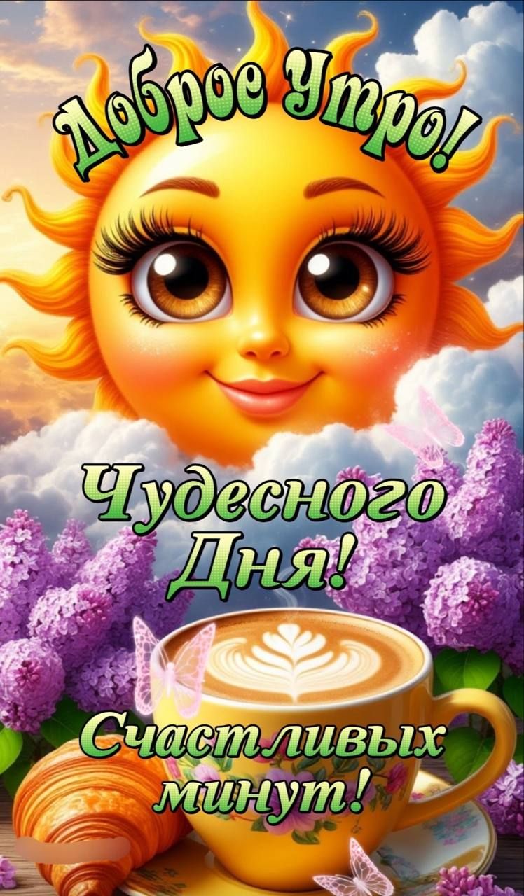 Доброе Утро! Чудесного Дня! Счастливых минут!