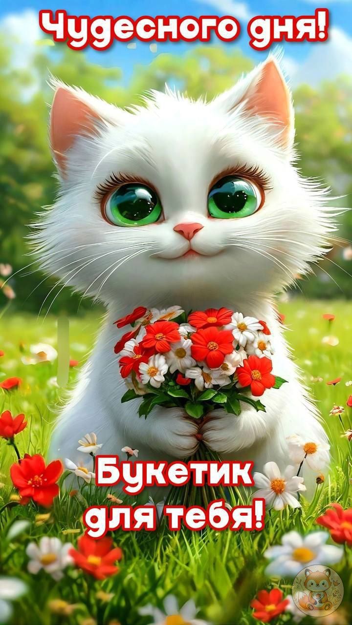 Чудесного дня! Букетик для тебя!