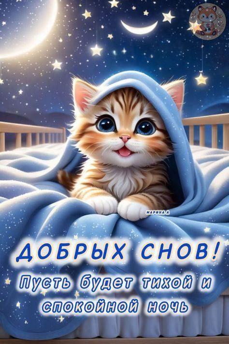 ДОБРЫХ СНОВ! Пусть будет тихой и спокойной ночь