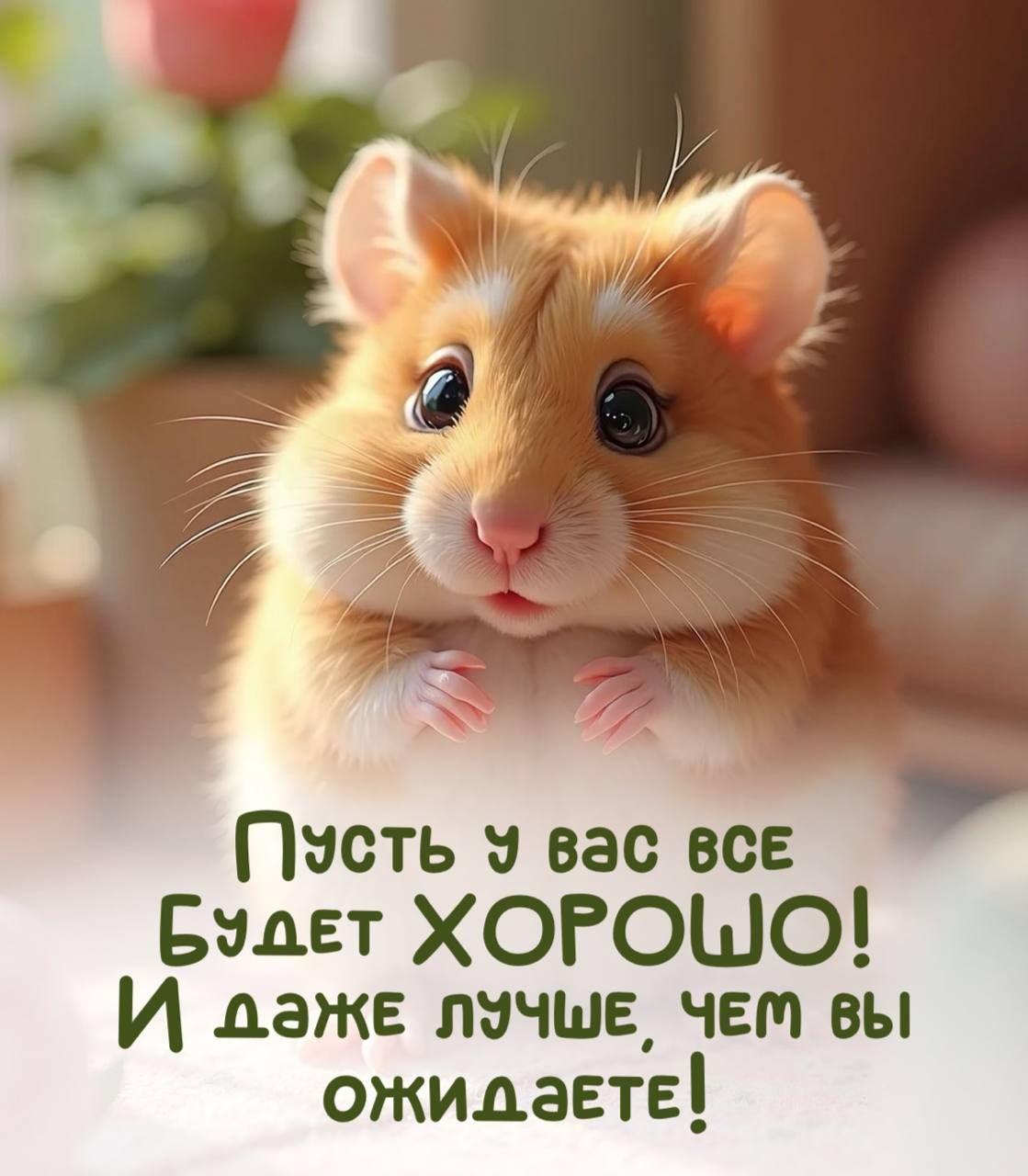 Пусть у вас все будет ХОРОШО! И даже лучше, чем вы ожидаете!