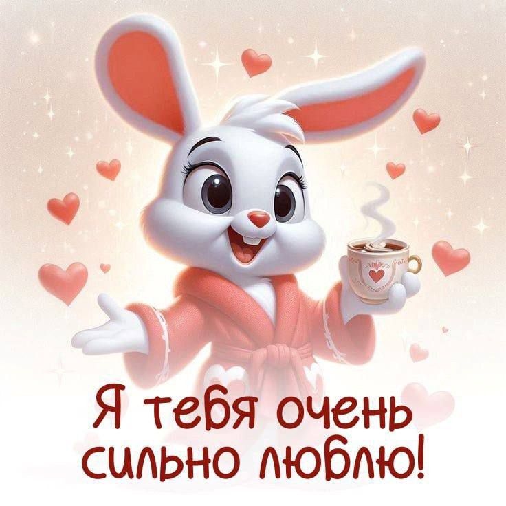 Я тебя очень сильно люблю!