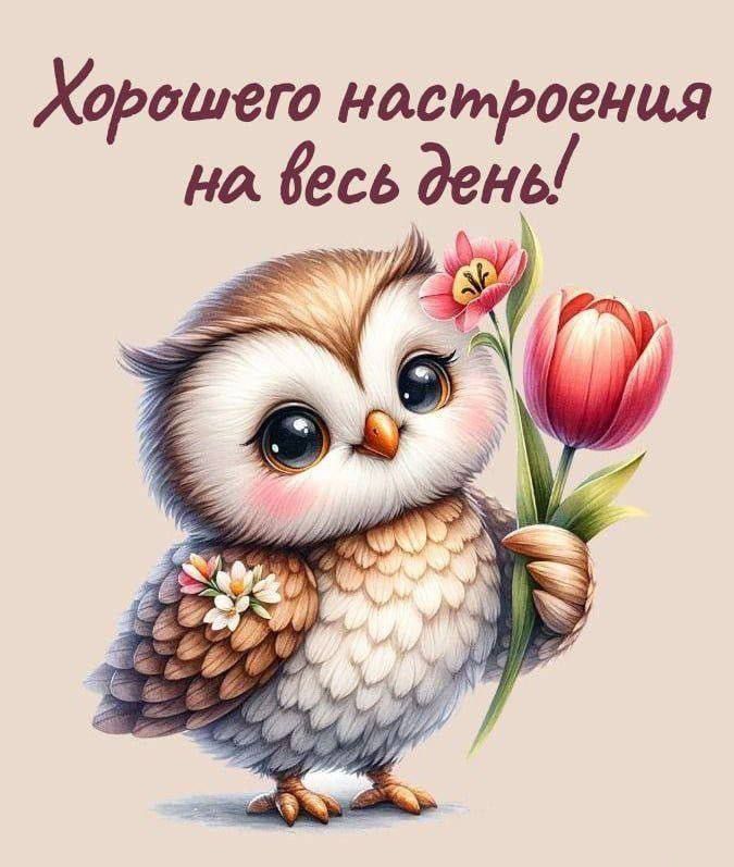 Хорошего настроения на весь день!