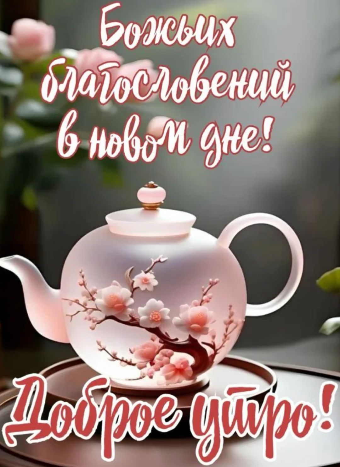 Божьих благословений в новом дне! Доброе утро!