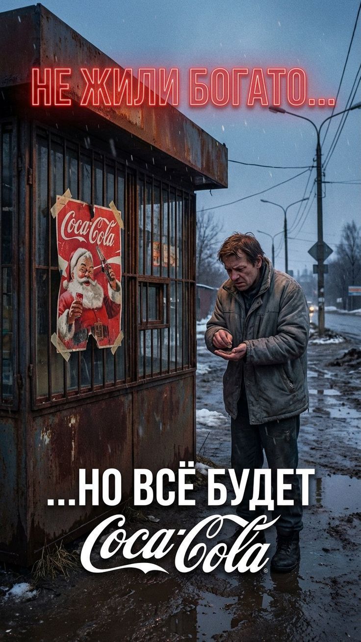 НЕ ЖИЛИ БОГАТО... ...НО ВСЁ БУДЕТ Coca-Cola