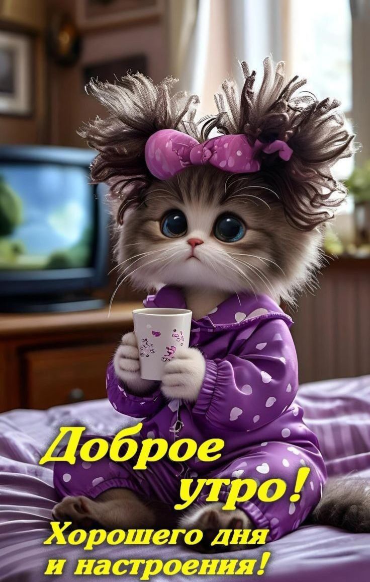 Доброе утро! Хорошего дня и настроения!