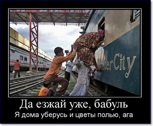 Ё ёзжай уже бабуль Я дома уберусь и цветы попью ага