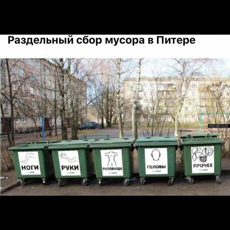 Раздельный сбор мусора в Питере _ 7 _ _ 7 вас А Т НППОЦЫ ПРОЧЕЕ 2 г г