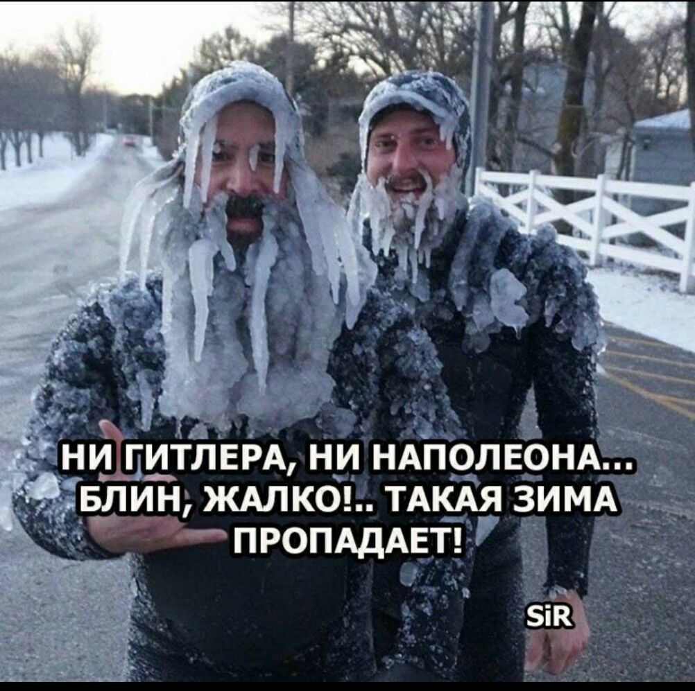 НИ ГИТЛЕРА НИ НАПОЛЕОНА мБЛИН ЖАЛКО ТАКАЯ ЗИМА ПРОПАДАЕТ д