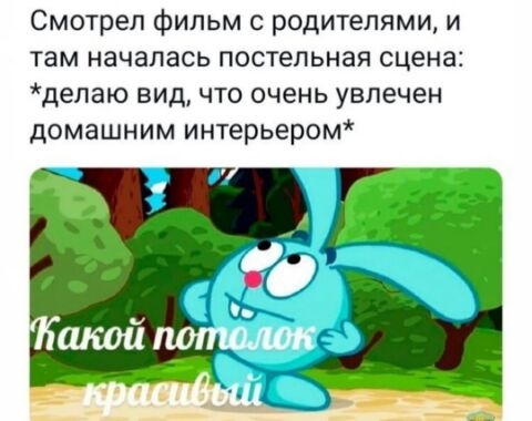 Смотрел фильм с родителями и там началась постельная сцена делаю видчто очень увлечен домашним интерьером