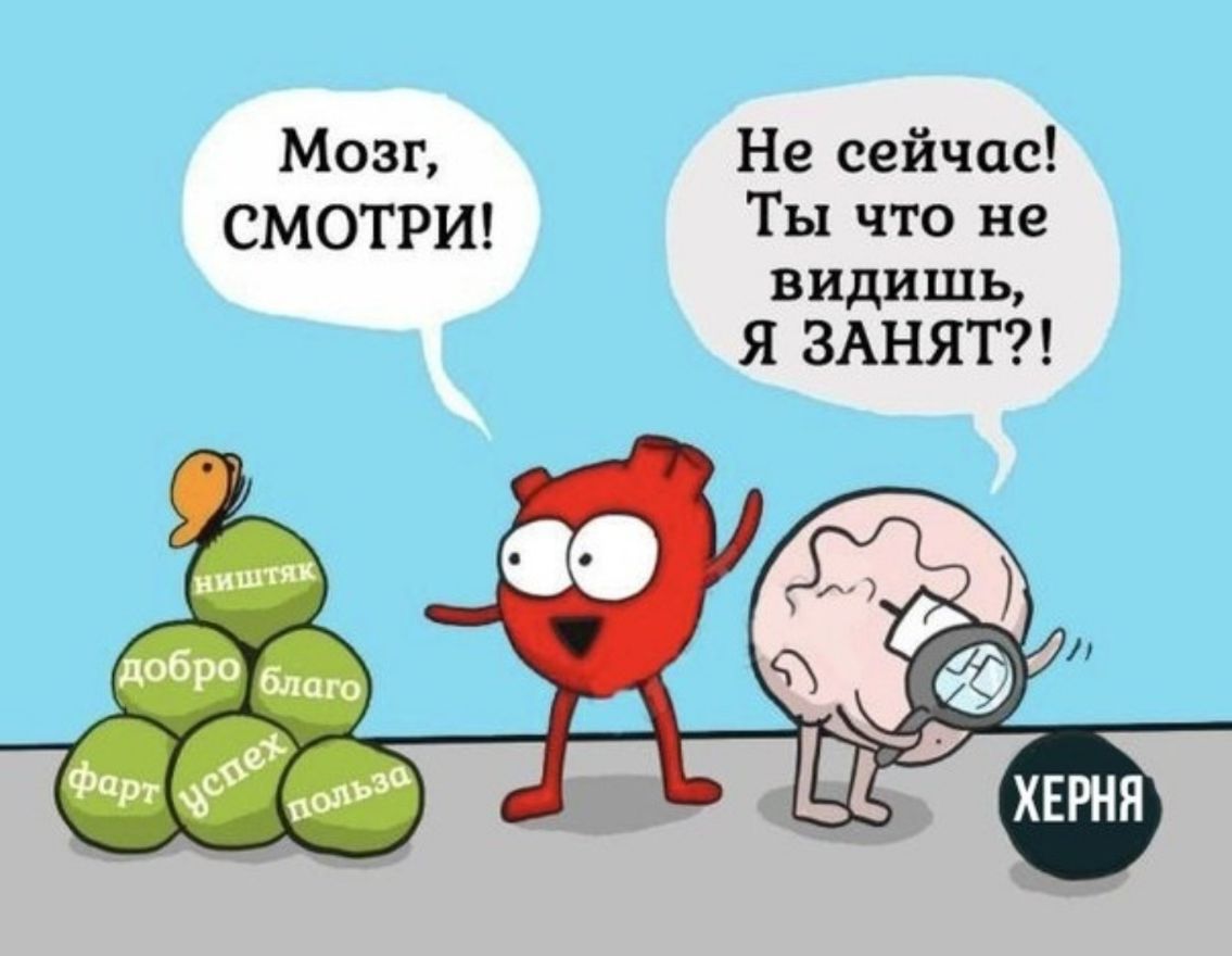 МОЗГ Не сейчас СМОТРИ Ты что не видишь Я ЗАНЯТ