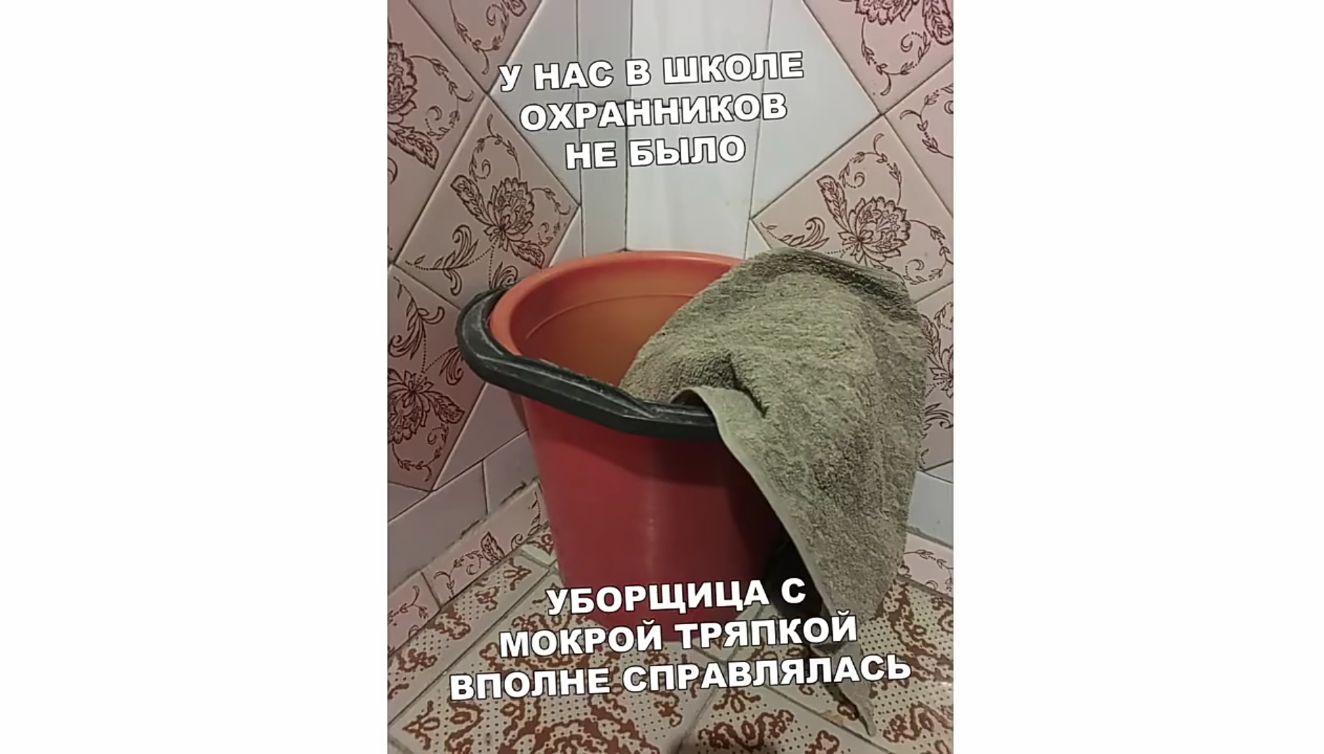 _уворщицд с _ мрквой тряпкой вполне СПРАВЛЯПАСЬ