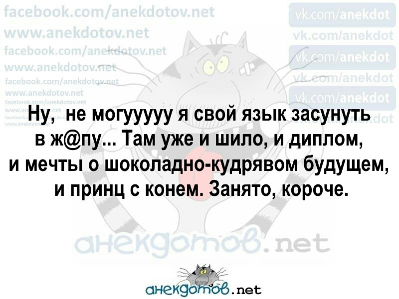Ну не могууууу я свой язык засунуть в жпу Там уже и шило и диплом и мечты о шоколадно кудрявом будущем и принц с конем Занято короче онеиэо 06 пес