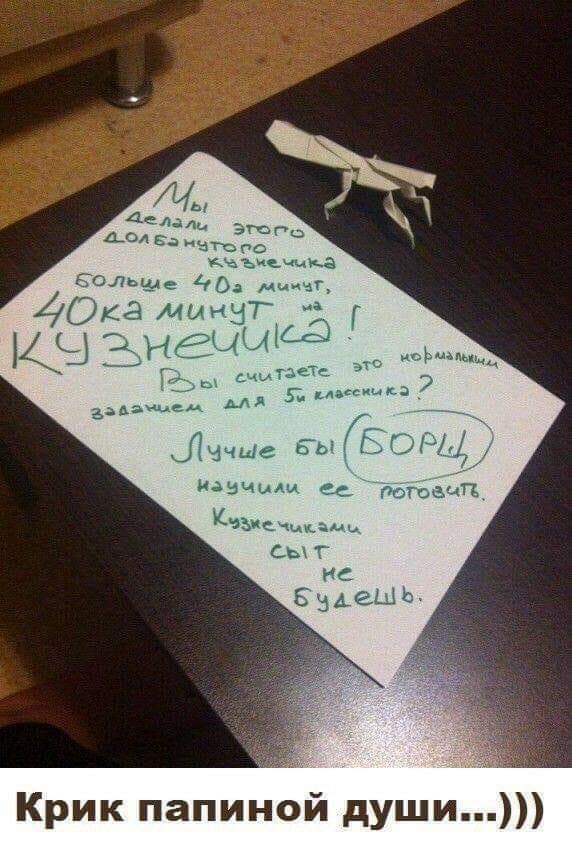Крик папиной души