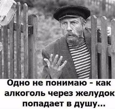 Одно не понимаю как алкоголь через желудок попадает в душу