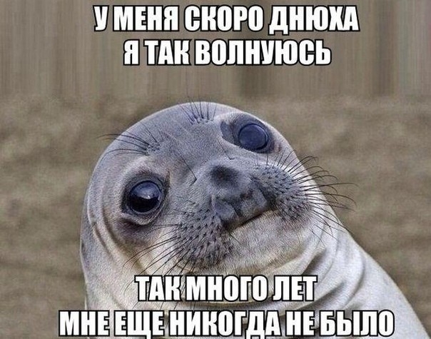 УМЕНЯ СКОРО ДНЮХА Я ТАКВОЛНУЮСЬ