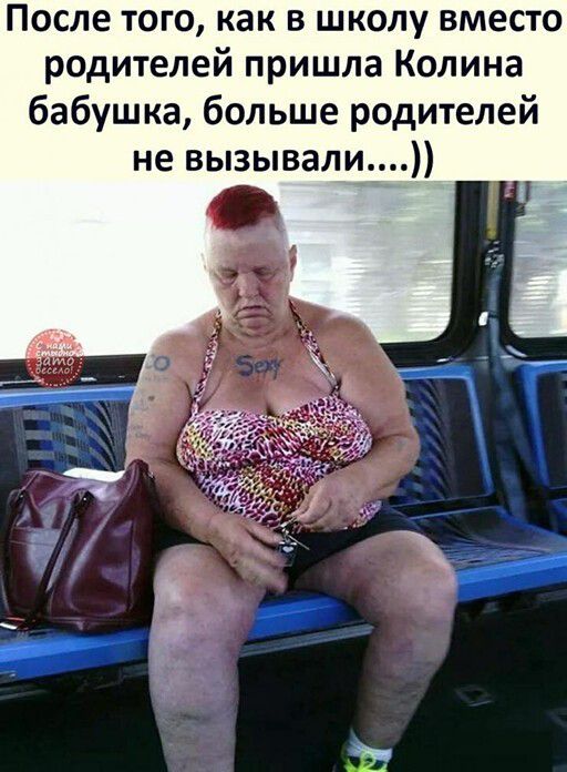 После того как в школу вместо родителей пришла Колина бабушка больше родителей не вызывали