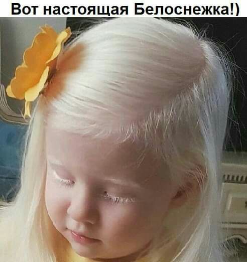 Вот настоящая Белоснежка