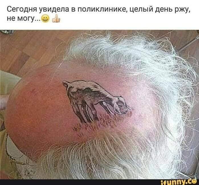 Сегодня увидела в поликлинике целый день ржу не могу