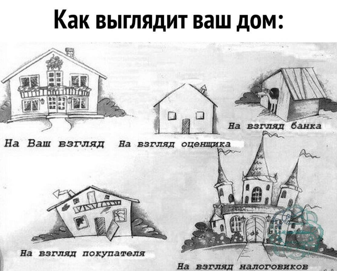 Как ВЫГЛЯдИТ ваш дом На взгляд покупателя _ На шт налоговиков _