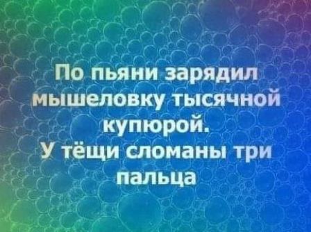 1 _ Пб индии зарядил г Мищепофку тысячной купюрой _У тёщи а_юиаиы три пальца