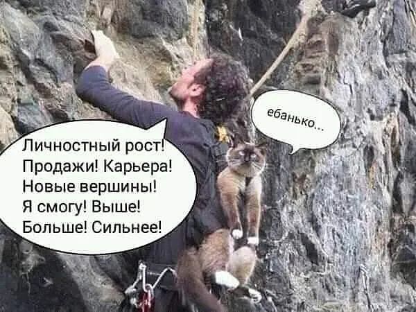 Личностный рост Продажи Карьера Новые вершины Я смогу Выше Больше Сильнее