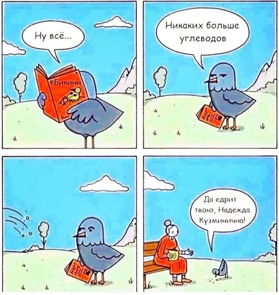 Никаких больше углеводов По сир твою Надежда Кузмитшма