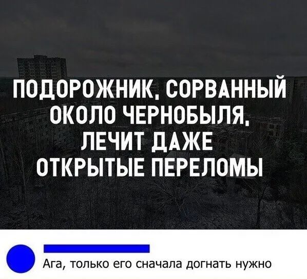 ПОДОРОЖНИК ООРВАННЫЙ ОКОЛО ЧЕРНОБЫЛЯ ЛЕЧИТ ДАЖЕ ОТКРЫТЫЕ ПЕРЕЛОМЫ _ Ага ТОЛЬКО его сначала ДОГНЭТЬ НУЖНО