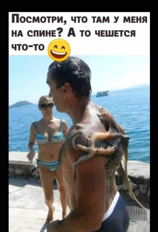 ПОСМОТРИ ЧТО ТАМ У МЕНЯ НА СПИНЕ А ТО ЧЕШЕТСЯ