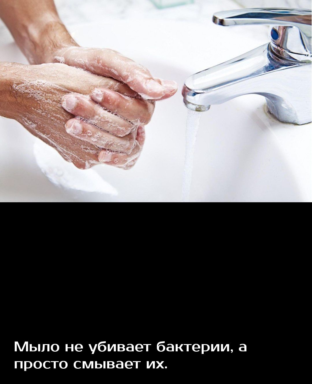 уд г г Мыло не убивает бактерии просто смывает их