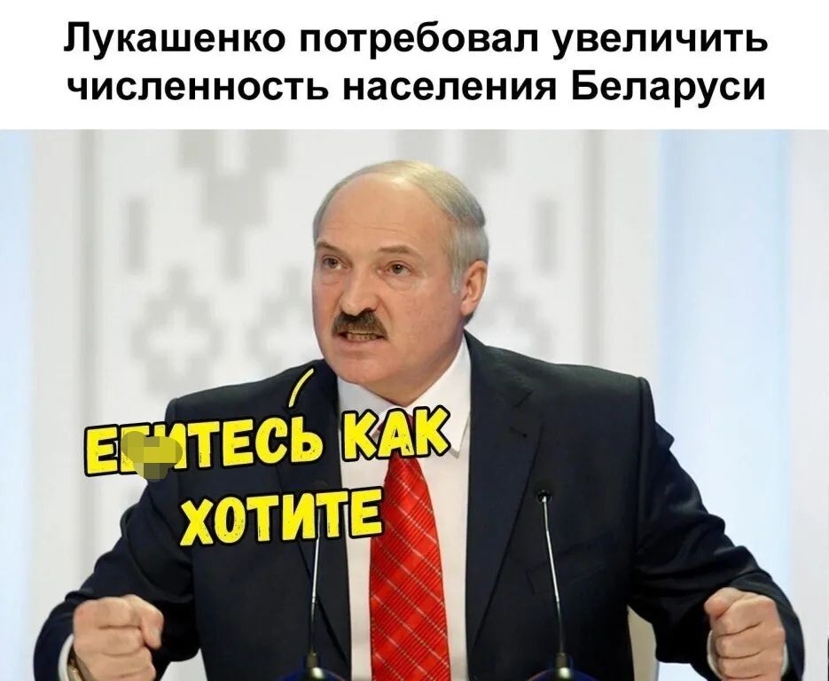 Лукашенко потребовал увеличить численность населения Беларуси