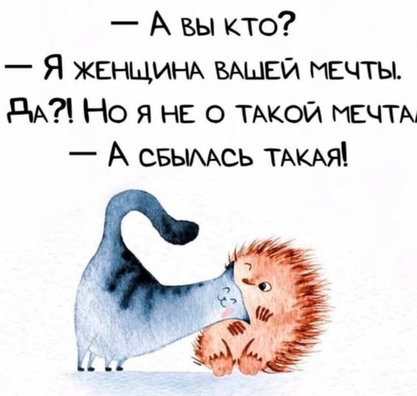 А вы кто Я ЖЕНЩИНА ВАШЕЙ мечты дА Но я НЕ о ТАКОЙ мечты А еБЫААсь ТАКАЯ