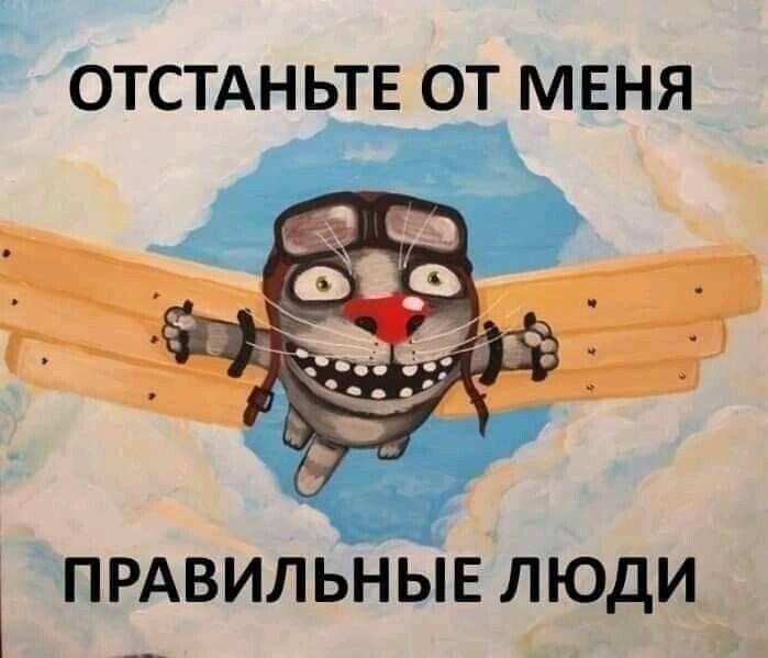 .  Отстаньте от меня  правильные люди