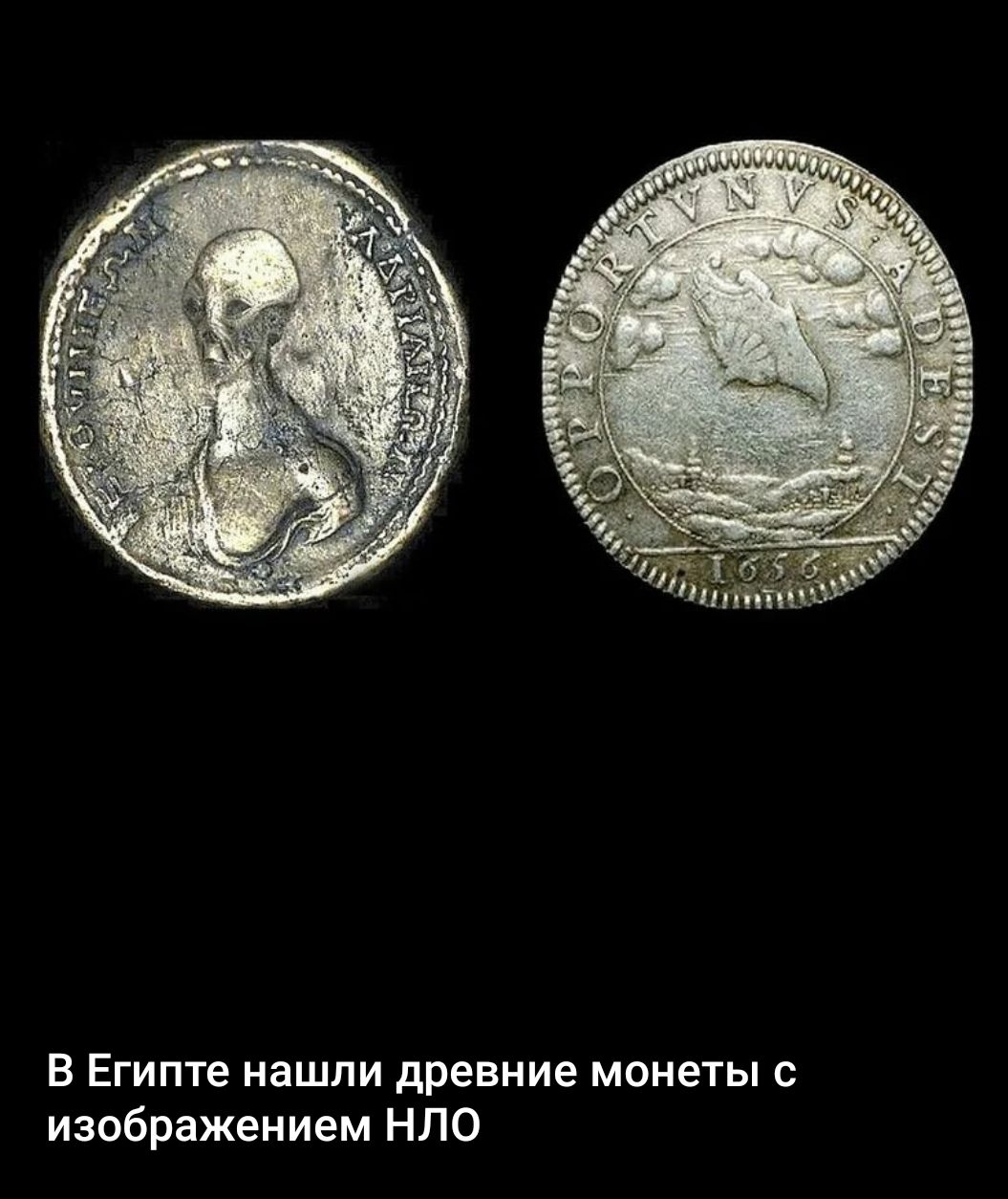 В Египте нашли древние монеты с изображением НПО