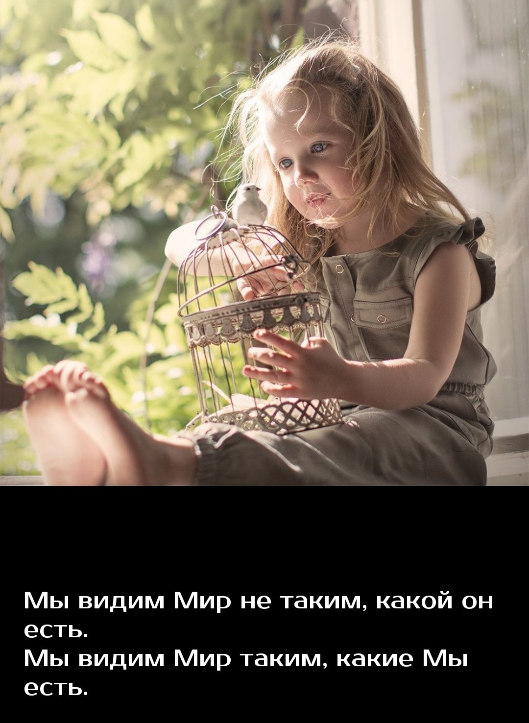 Мы видим Мир не таким какой он еСТЬ Мы видим Мир таким какие Мы еСТЬ