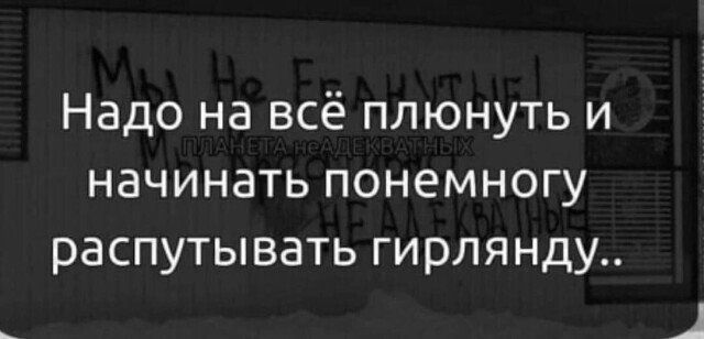 Надо на всё плюнуть и начинать понемногу распутывать гирлянду Ц