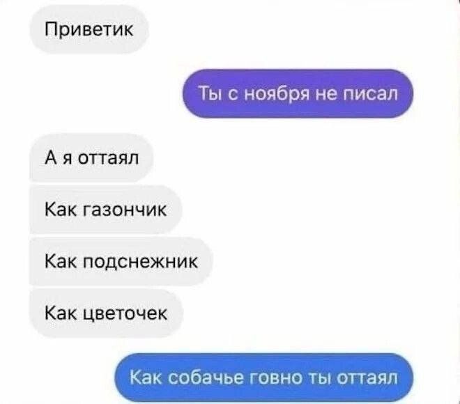 Приветик Ты ночбрч не пик ап А я отнял Как гааончик Как подснежник Как цветочек ш и