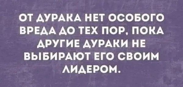 ОТ ДУРАКА НЕТ ОСОБОГО ВРЕАА АО ТЕХ ПОР ПОКА АРУГИЕ АУРАКИ НЕ ВЫБИРАЮТ ЕГО СВОИМ АИАЕРОМ